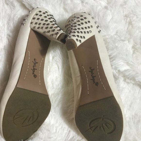 Jipi Japa off white Studded Shoes Size 8 - Picture 7 of 7